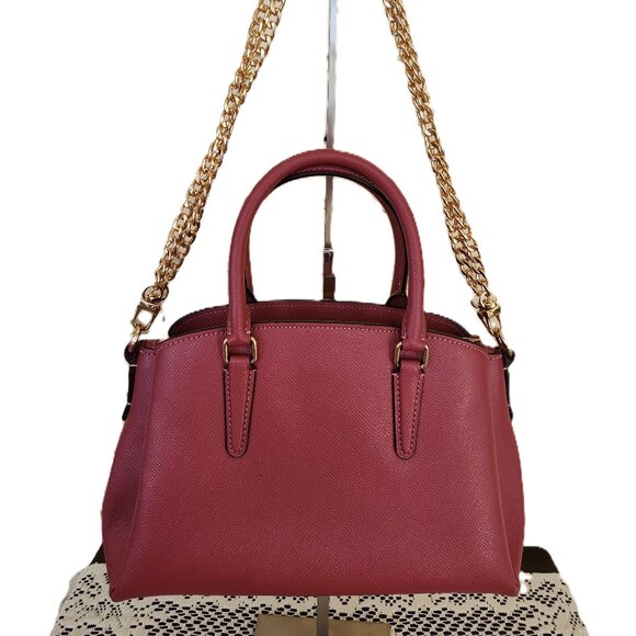 Like New Coach Sage Pink Leather Shoulder Bag Pure - Picture 3 of 15